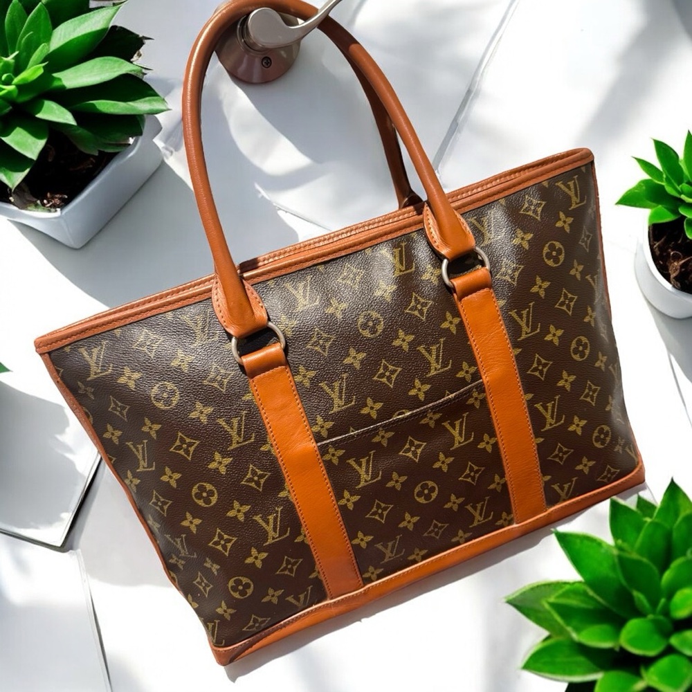 SOLD -💎Authentic LOUIS VUITTON Monogram Sac Weekend PM Tote Bag M42425 - Picture 5 of 15